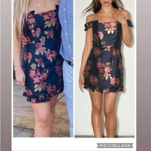 Floral Off-Shoulder Dress